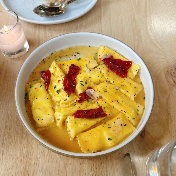 Interior of Lilia restaurant, Williamsburg Brooklyn